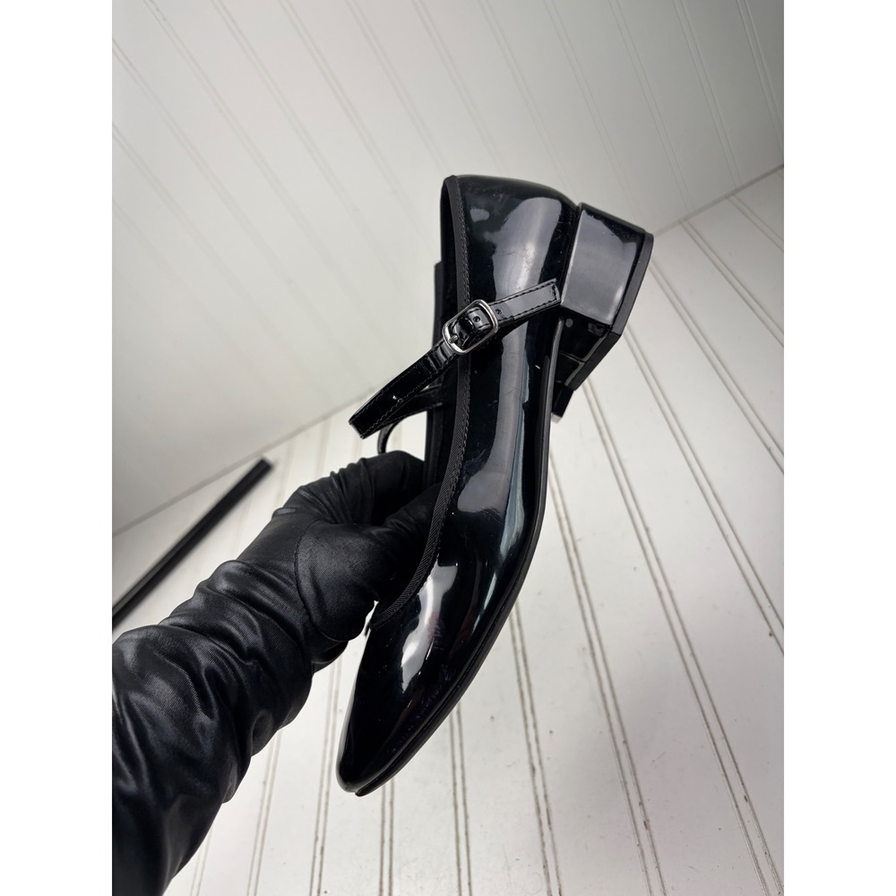 Madden Girl Vintage Tutu Black Patent Leather Mary Jane Flats Women's Size 7.5 - Picture 11 of 11
